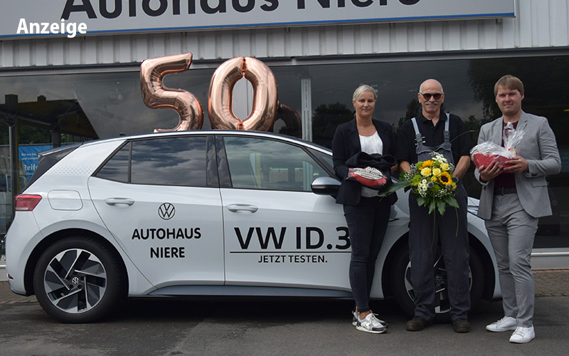 50 Jahre beim Autohaus Niere