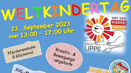 Weltkindertags-Fest am 23. September im Jugendzentrum