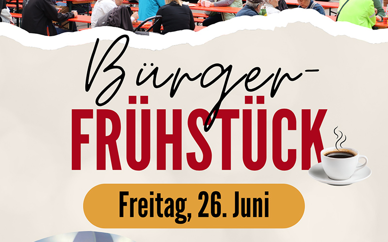 Bürgerfrühstück auf dem Blomberger Wochenmarkt