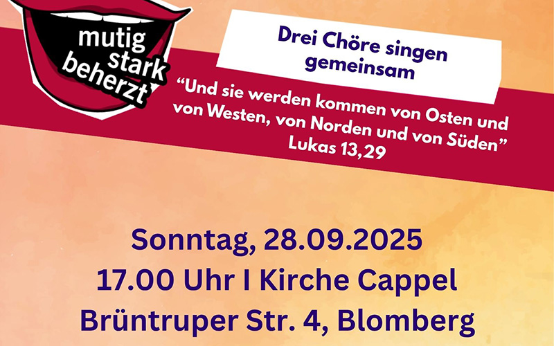 Popkantorats-Gottesdienst in der Kirche in Cappel