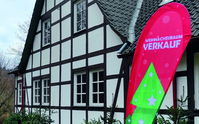 Weihnachtsbaumverkauf an der Försterei Blomberg