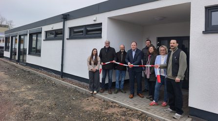 Verwaltungsgebäude jetzt bezugsfertig