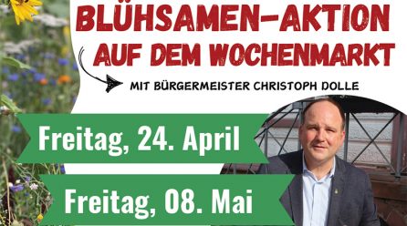 Mehr Natur vor der Haustür: Blühsamen-Aktion