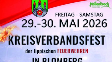 Kreisverbandsfest der Feuerwehren in Blomberg