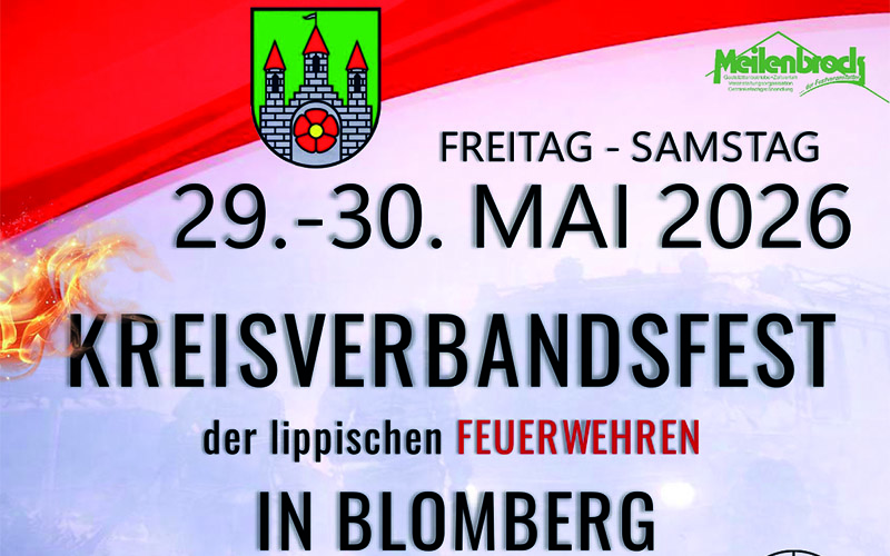 Kreisverbandsfest der Feuerwehren in Blomberg