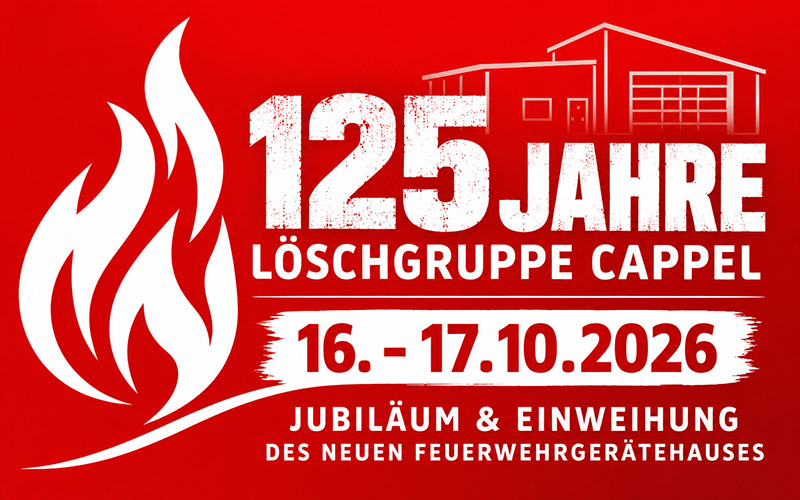 Löschgruppe Cappel feiert 125-jähriges Bestehen
