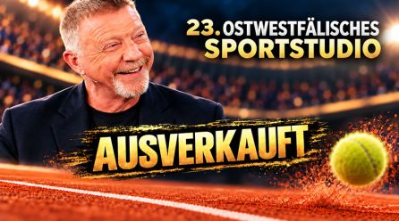 OWL-Sportstudio mit Boris Becker ist ausverkauft