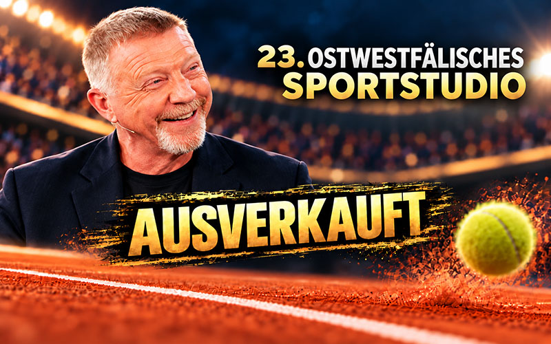 OWL-Sportstudio mit Boris Becker ist ausverkauft