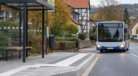 Zwei Bushaltestellen in Istrup werden modernisiert
