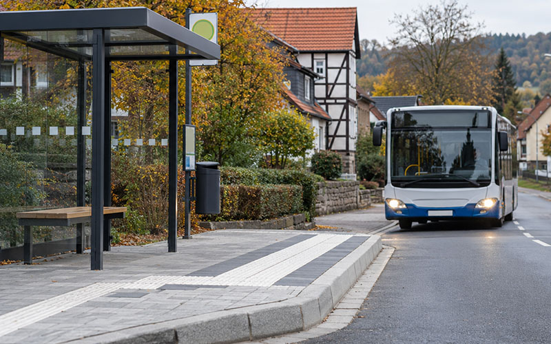 Zwei Bushaltestellen in Istrup werden modernisiert